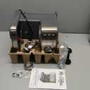 Mr. Coffee Compact Espresso Maker, Espresso Machine With Steam Wand, 15-Bar Pump Automatic Espresso Machine