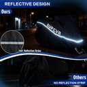 Motorcycle Cover Heavy Duty & Durable,All-Season Waterproof,UV-Proof,Windproof,Anti-Theft with Reflective Strips,Fits Harley Davidson,Honda,KTM,BMW,V-Strom,Suitable for Motorcycles Up to 104"