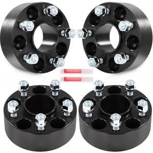 SCITOO 4Pcs 5x110 Wheel Spacers 2" Bore 65.1mm Studs 12x1.25 5Lug Wheel Spacers Fit for Jeep Cherokee 2014-2023, Compass 2017-2023, Renegade 2015-2023, for Fiat 500X 2016-2023
