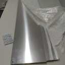 Therwen 10 Sets 8 x 36 Inches Silver Door Kick Plate for Exterior Doors, Satin Aluminum Kick Plates with Screws for Wood Metal Interior/Exterior Anti Scratch Door Protection (8 x 36 Inches)