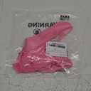 OYOANGLE Women's Silk Stain Ruffle Trim Thong Panties Low Rise No Show Underwear