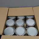 12 Pcs Empty Paint Cans with Lids - 2 Pints Empty Unlined Paint Cans with Can Opener, Metal Paint Pails with Lids for Crafts DIY Projects, Storage Containers for Paints, Solvents, Adhesives, Coatings