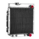 3-Row Aluminum Radiator Replacement for 1963-1966 Ford Mustang Falcon Mercury Comet 2.8L 3.3L 4.3L 4.7L V8, High Performance Car Cooling Radiator Radiator for Car