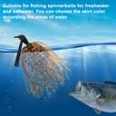 2 x OROOTL Silicone Jig Skirts Spinnerbait Skirt Replacement Bass Fishing Lures for DIY Spinner Baits Buzzbaits Squid Jig Accessories