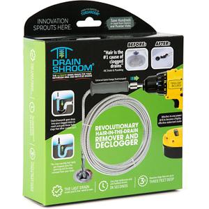 Reusable Sink Snake Clog Remover Tool that Attaches To Any Drill, Bathroom Bathtub Drain Cleaner Auger, Hair Catcher Drain Snake, 36 Inches Long, Stainless Steel, 1 Pack Reusable Sink Snake Clog Remover Tool that Attaches To Any Drill, Bathroom Bathtub Drain Cleaner Auger, Hair Catcher Drain Snake, 36 Inches Long, Stainless Steel, 1 Pack