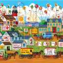 RoseArt - Kellogg's - Town by The Sea - 1000 Piece Jigsaw Puzzles for Adults