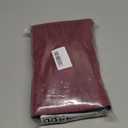 HWY 50 Soft Faux Chenille Throw Pillow Covers 18x18 Inch Pack of 2 with Black Velvet Piping Edge, Farmhouse Style Decorative Cushion Cases for Sofa Bed Living Room, Burgundy Red