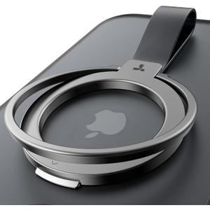 TORRAS 2025 Upgrade (Gen 5.0) Magnetic Phone Grip Holder Kickstand, Fit for MagSafe Ring Removable, for iPhone 16,15,14, 13, 12 11 Pro/Max,Samsung Galaxy Google (Black), Ostand Ring