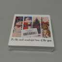 Christmas Decorations, Funny Black Cat Christmas Decorations Indoor, Xmas Tree Wooden Box Sign Gifts for Friends Family Coworkers Home Shelf Bedroom Living Room Office Halloween Desk Decor