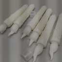 Flameless Taper Candles, 9.7 Inch Ivory 6 Pack LED Candlesticks,Realistic Wax Drip,Taper Candles Battery Operated Flickering for Christmas Wedding Halloween Home Decor