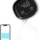 Smart Body Measuring Tape Weight Loss, Bluetooth Digital Body Tape Measure with APP for Body Measurement, and Muscle Gain, Clear LED Display, USB-C Rechargeable, Unlimited Users