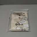 Standard Size Pillowcases Set of 2, 100% Cotton Pillow Cases, Cream Floral Cute Pillow Cover, Ultra Soft Breathable Envelope Closure Pillow Case Set (Standard, 20"x26")