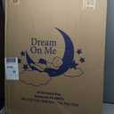 Dream On Me Snuggles Extra Firm Dual-Sided Baby Crib Mattress with Breathable Fabric, Water & Odor Resistant, GREENGUARD Gold Certified, Fits Mini & Portable Cribs (38x 24x 3) - Blue Mist