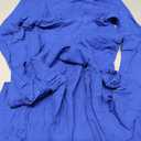 ANRABESS Long Sleeve Midi Dresses for Women Casual 2026 Spring Crewneck A Line Tiered Flowy Loose Trendy Dresses with Pockets Size L