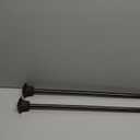 Lumino Square Single Curtain Rod Set, 5/8" Diameter - Starting at $14.99 - (With Multiple Color Options), Curtain Rod, Drapery Rod, Decorative Rod, Dcor, Bronze, 30-84" Width