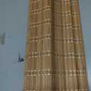 LazBlinds No Drill Cordless Bamboo Roman Shades, 20" W × 64" H, Brown