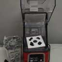 CRANDDI Professional Smoothie Blender, 2200W Commercial Soundproof Quiet blender with Removable Soundproof Shield for Crushing Ice, MilkShakes, Puree, Self-Cleaning, 50oz 110V K80 (Red)