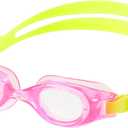 Speedo Junior Hydrospex Print Swim Goggle (One Size, Bright Pink)