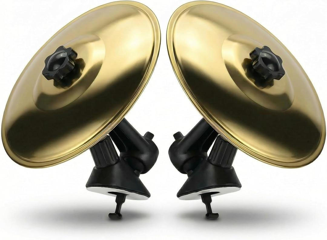 Car Cymbal Crash Air Vent, 2 Pack, Gold