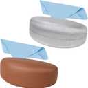 2 PCS A Pack, Leather Large Hard Shell Sunglasses Case, Protective Case For Most Sunglasses and Eyeglasses (2 PCS #D)