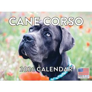 Cane Corso Calendar 2026 Wall 12 Month Monthly Cane Corsos Gifts For Cane Corso Lovers Women Men Mom Dad | American Made In The USA