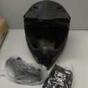 TCMT Youth Kids Dirt Bike Helmet DOT Approved Full Face Motocross Gear, Youth Medium