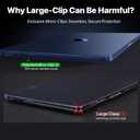 Soonjet for MacBook Air 15 inch Case | M5 M4 M3 M2 2026 2025-2023 | 100% Match Official Color | Closes Seamlessly | Hard Shell Laptop Cover | A3448 A3241 A3114 A2941 | Midnight Clear