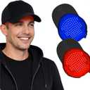 LLLT Laser Hair Growth Cap for Thinning Hair, 650nm Red Light Therapy Hair Regrowth Treatment, Full Scalp Coverage, Hands-Free & Rechargeable Hair Loss Solution for Men & Women, Black