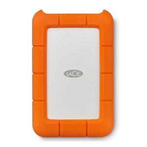 LaCie Rugged 5TB Portable External HDD - USB 3.0/2.0 Compatible, Shock/Dust/Rain Resistant for Mac & PC, Orange, Grey