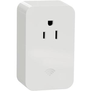 Square D by Schneider Electric Square D X Series WiFi Smart Plug Home Automation for Receptacle Outlets, Compatible with Alexa and Google Assistant, 15 Amp, Matte White (SQR621U1WHW)