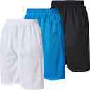 Ultra Performance Men's Athletic Mesh Short's 3 Pack Mens Basketball Shorts Gym Workout & Sport Short with Pockets for Men