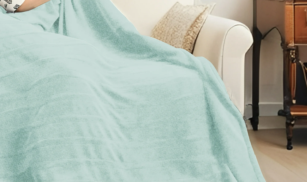 Bedsure Heated Blanket Throw Blanket - Fast Heating Electric Blanket, Soft Flannel Heated Throw with 4 Time Settings, 6 Heating Settings, Warm Gifts for Women Men (50x60 inches, Teal)