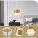9.8" Modern Pendant Lights, Pendant Lights Kitchen Island with Milky White Glass Lampshade, Farmhouse Pendant Lighting for Dining Room Hallway Porch, 2 Pack