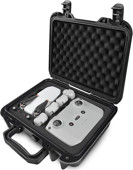 Lekufee Portable Travel Waterproof Hard Case for DJI Mini 4K/2 SE/2 and Other Accessories(CASE ONLY)