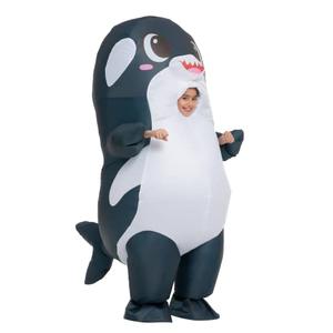 Spooktacular Creations Inflatable Costume for Kids, Air Blow Up Costumes, Whale Full Body Inflatable Suit for Halloween Party