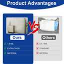 TopSoon 2PK Mattress Bag  Clear Plastic Mattress Disposal Bag  Moving & Storage Cover for Mattress or Box Spring  Heavy-Duty Mattress Moving Supplies (1.5mil,Queen 60" x 14" x 100")