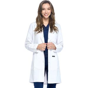 Dagacci Medical Uniform 35" Unisex Lab Coat (White, M)