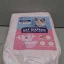 Pet Soft Disposable Cat Diapers for Female & Male Cats, Puppy Doggie Diapers for Female Dogs with Adjustable Foam Tail Hole, 24pcs Small