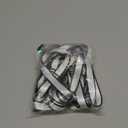 2pcs Nylon Daisy Chain 6 Loop Adjustable Multipurpose Strap Rope 25kN Strong Climbing Straps 43 Inches for Yoga Swing Yoga Hammock Trapeze Ceiling Anchors Daisy Chains (Gray)