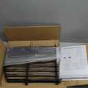 12 Pack Decorative Garden Fence Panels, 17in(H) x 12.6ft(L) Rustproof Metal No Dig Fence, Animal Barrier for Dogs & Rabbits, Anti Digging Fencing for Flower Bed Edging, Yard, Patio & Outdoor