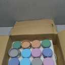 DRKIO 12 Pack Glass Baby Food Storage Containers - 4 Oz Baby Food Jars with Lids Baby Food Maker Microwave Dishwasher Freezer Safe 100% Leak Proof BPA Free Reusable