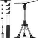 Tripod Mount Gen 3, Stand with Pipe Adapter, Adjustable Height Mounting Kit with 90 Tilt Angle Adjustment, Easy Installation (Black)