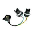 68004166AC Tail Light Socket Wiring Harness Replacement for Jeep Wrangler JK 2007 2008 2009 2010 2011 2012 2013 2014 2015 2016 2017 2018 Direct Fit for Left Right Side Replace