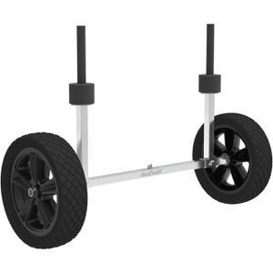 GanFindX Kayak Cart Canoe Trolley Carrier Kayak Accessories Transport Dolly with Solid Foam Wheels Detachable Frame Upright and Crossbar Terrain