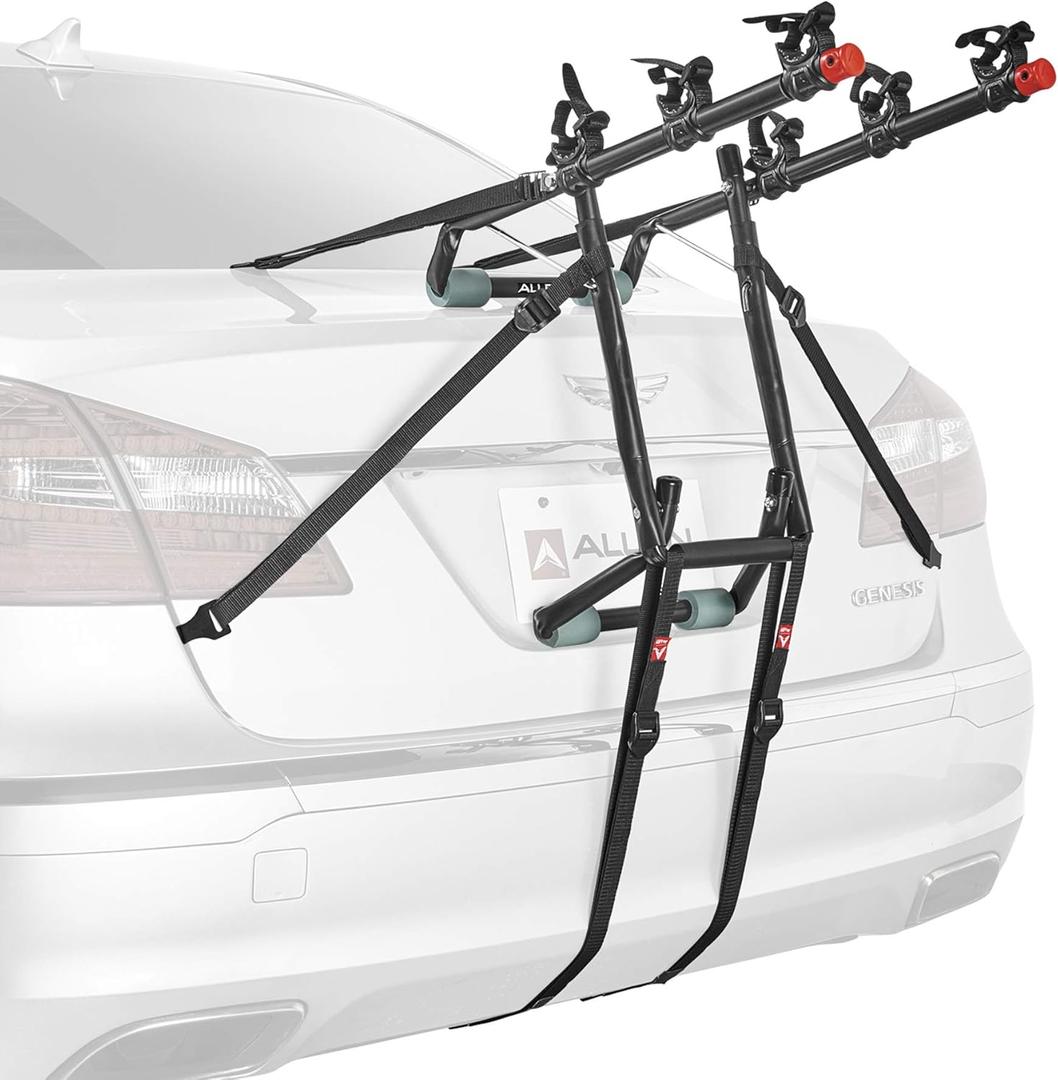 Allen Sports Deluxe Trunk Mount 3-Bike Carrier, Model 103DN-R, Black