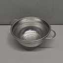 P&P CHEF Colander Strainer Stainless Steel 3 Quart, Metal Micro-Perforated Colander for Kitchen Food, Ideal for Rinsing Washing Draining, Dishwasher Safe, Shiny Silver, 1PC