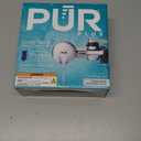 PUR PLUS Horizontal Faucet Mount Water Filtration System with 3-in-1 Lead Reducing Filter for Great-Tasting Filtered Tap Water, Lasts 100 Gallons, Fits Most Kitchen or Bathroom Faucets, Chrome