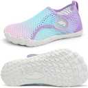 JIASUQI Kids Water Shoes for Boys Girls Barefoot Swim Beach Shoes Quick Dry Hiking Shoes Sneakers for Kids Size 33