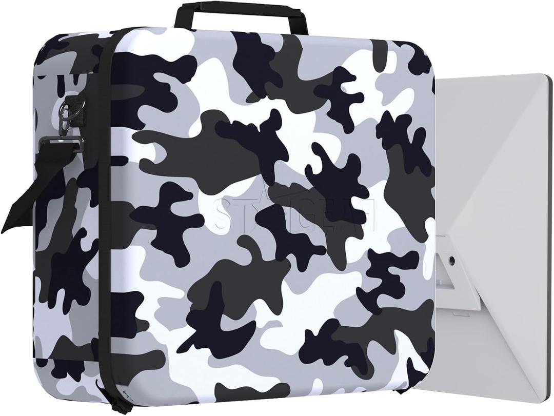 Starlink Mini Case, Waterproof Protective Carrying Case Travel Case for Starlink Mini Accessories Compatible with Anker Hard Storage Shell Portable Bag Camo