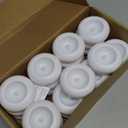 Aignis 24pcs Flameless Floating Candles Waterproof, 200Hr 3LED Floating Tea Lights with Battery, Water-Activated Candles for Pool, Wedding Centerpieces, Bath & Spa, Easter Decoration (Elegant White)